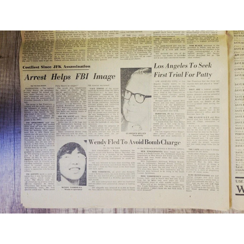 1975 Sep 19: Orlando (FL) Sentinel Star- Patty Hearst Captured, Hurricane Eloise
